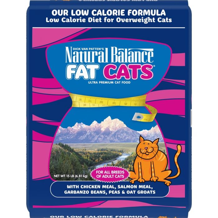 Natural Balance Fat Cats Chicken Salmon Low Cal 7Kg/15Lb