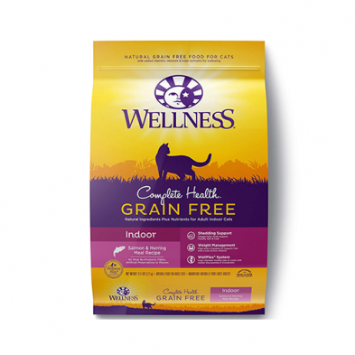 Wellness Complete Health Grain Free Indoor Salmon & Herring Dry Cat Food 11 lb 8 oz