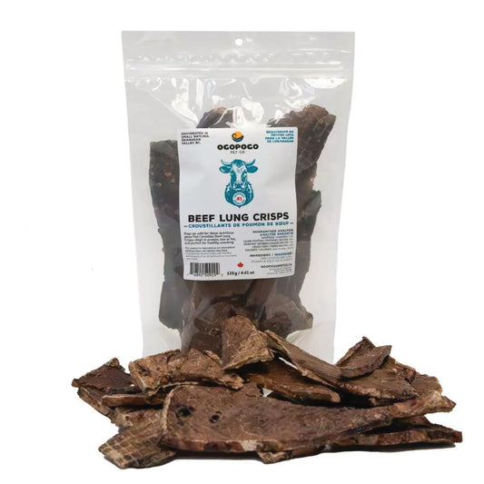 Ogopogo Pet Co.: Beef Lung Crisps 125g