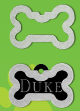 Pet Tag Silencer Large Bone
