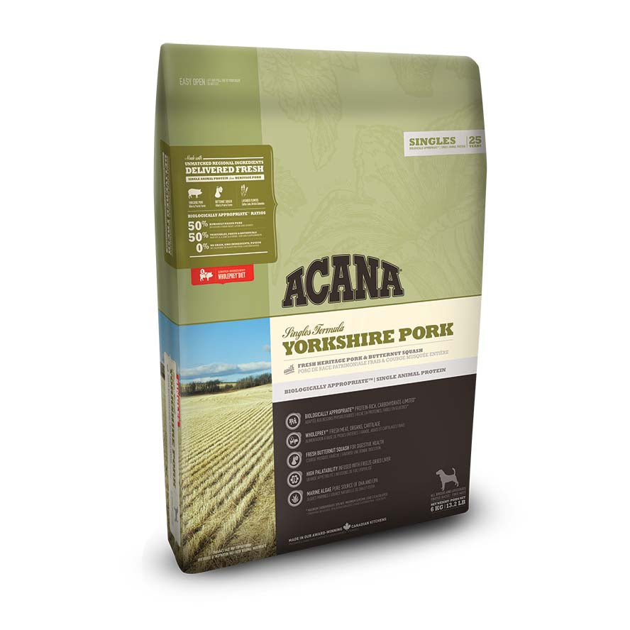 ACANA Pork with Squash Recipe - Dog 10.8kg