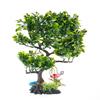 AQUA-FIT Green Juniper Bonsai Plastic Plant 11"