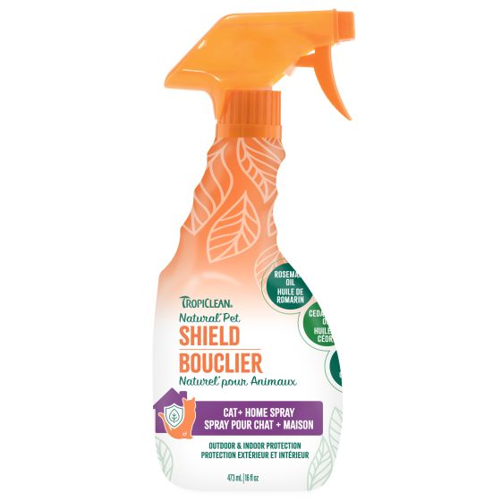 TropiClean Natural Pet Shield CAT + Home Spray, 473ml