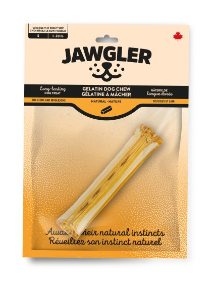 Jawgler Natural Gelatin Dog Chew, Small 1pc