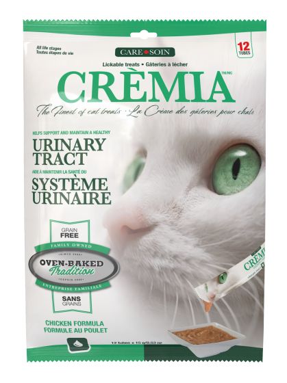 Oven-Baked Tradition Crmia Lickable Treats Grain-Free Urinary Tract Chicken Cat 12 Tubes 15g