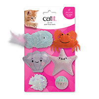 Catit Cat Toy - Sea Animal Set - 6-pack