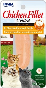 Inaba Cat Grilled Fillets Chicken in Chicken Flavored Broth