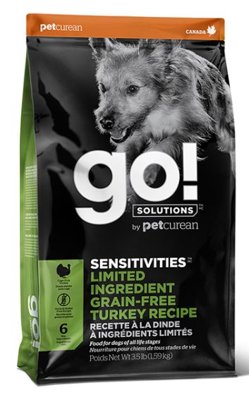 Go Sensitivities Lid Grain Free Turkey Dog 3.5lb