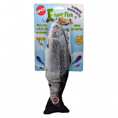 Spot Flippin' Fish Cat Toy